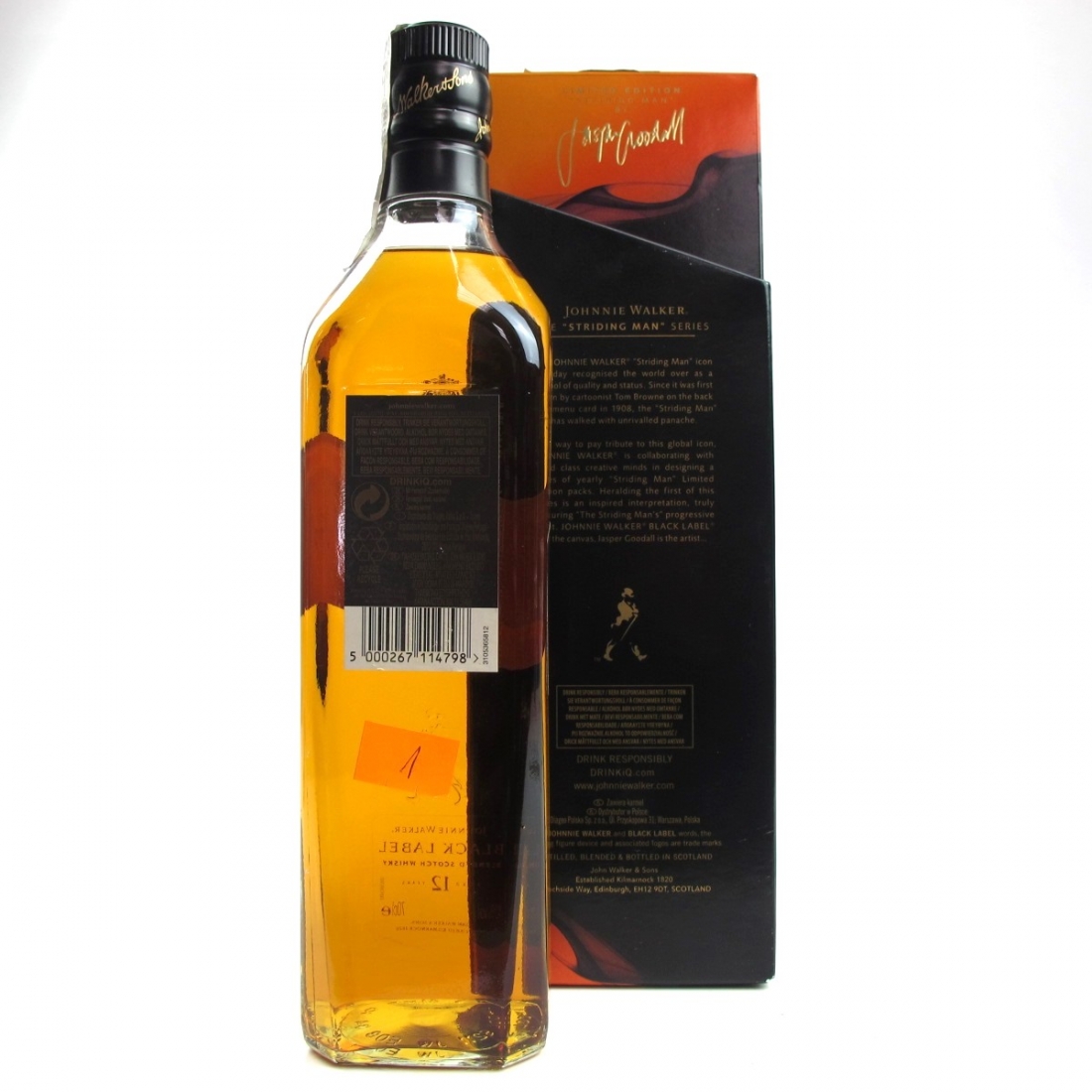 Johnnie Walker Black Label Jasper Goodall limited Edition Whisky